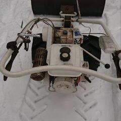 除雪機　排土板　クボタバインダー改造