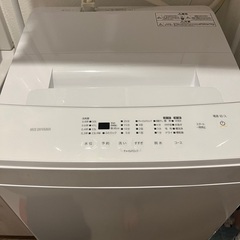 購入したばかり！IAW-T604E-W洗濯機6kg