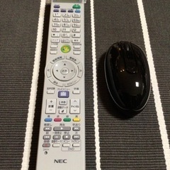 NEC PCテレビリモコン、ワイヤレスレーザーマウス
