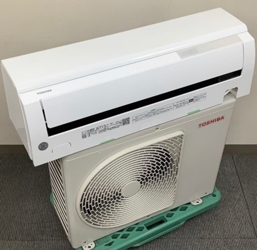 【取引完了】(9)TOSHIBA大清快 プラズマ空清 マジック洗浄熱交換器 無線LAN内蔵  ルームエアコン おもに6畳用 2021年製 ‼️中古品取付け販売
