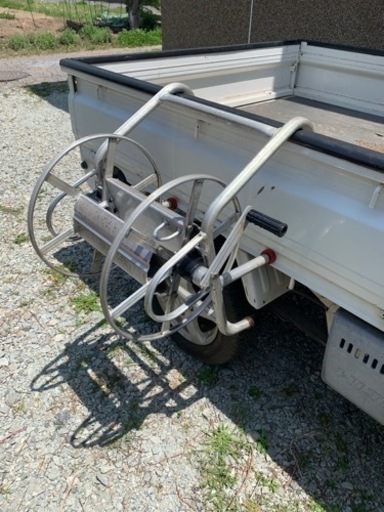 ホース巻取機 50m 【アルミス 軽トラ用 ラック式巻取機 動噴ホース専用 50m STR-50】