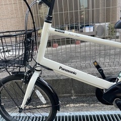 Panasonic 電動自転車 ベロスターミニ Fクリスタルホワイト