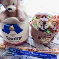 Disney　ポップコーンバケツ（Duffyとチップ＆デール）