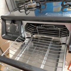 F1008 ガスコンロ パロマ IC-730WA-R 2021年製 都市ガス ガステーブル