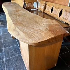 一枚板　天然木材　天板　カウンターテーブル