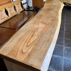 一枚板　天然木材　天板　カウンターテーブル
