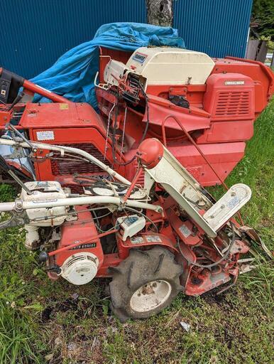 ヤンマーハーベスター、脱穀機、クボタ稲刈機