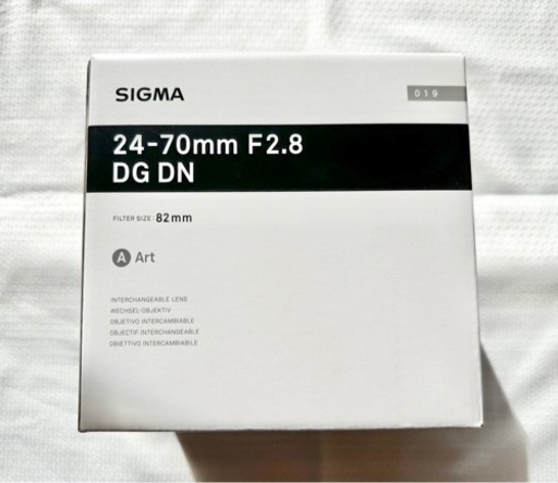SIGMA Art 24-70mm F2.8 DG DNレンズ ソニーEマウント用