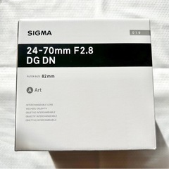 SIGMA Art 24-70mm F2.8 DG DNレンズ ...
