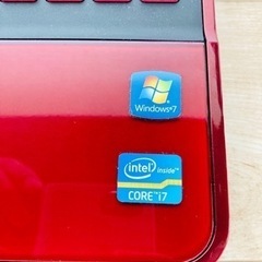 ノートPC  FUJITSU  LIFEBOOK  AH77/E   Corei7  赤  RED