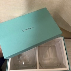 【Tiffany & Co. ペアグラス】箱付き