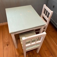 木製キッズチェア &テーブル　IKEA