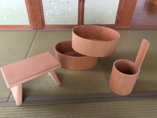 ヒバの木　バスセット