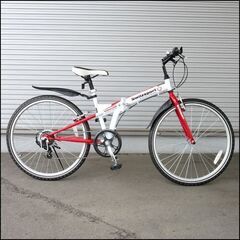 TS switzsport 26インチ折りたたみ自転車 SIERRE-II クロスバイク