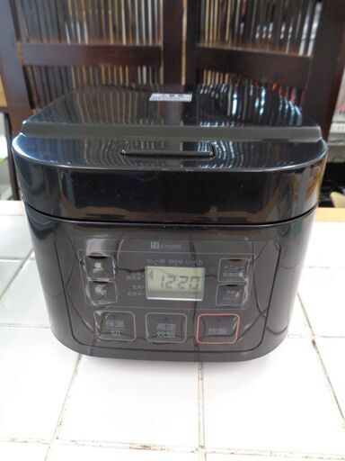 ニトリ　3合炊き マイコン炊飯ジャー　SN-A5BK　2020年製　中古