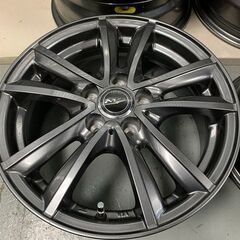 美品★プリウス用　ウエッズ　NIRVANA　NV　15×6J　5H100　＋43　ガンメタ　４本価格　ガンメタカラー　 美品☆プリウス用 ウエッズ NIRVANA NV 15×6J 5H100 ＋43 ガンメタ 4本