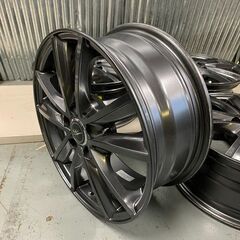 美品★プリウス用　ウエッズ　NIRVANA　NV　15×6J　5H100　＋43　ガンメタ　４本価格　ガンメタカラー　 美品☆プリウス用 ウエッズ NIRVANA NV 15×6J 5H100 ＋43 ガンメタ 4本