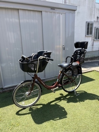取引中　子供載せ自転車