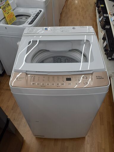 【ドリーム川西店】中古家電/2022年製/ヤマダ電機/全自動洗濯機/YWM-TV80G1【御来店限定】