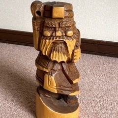 北海道　アイヌ　木彫り人形