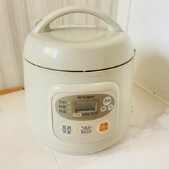 【美品】三菱電機　３合炊き炊飯器