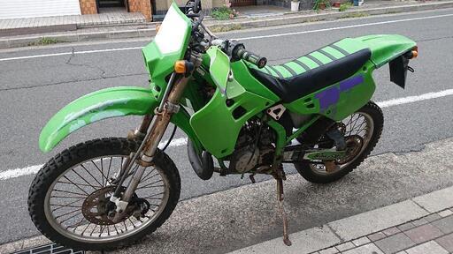 KDX125 レストアベース エンジンかかります カワサキ