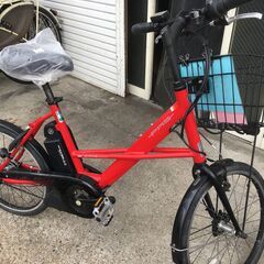 地域限定送料無料 ヤマハ パス シティX 新基準 6AH 20インチ 赤