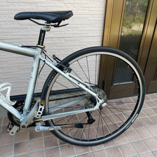 お話中　ロードバイク　Trek