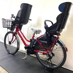 関東全域送料無料　業界最長保証付き　ブリヂストン　ハイディ2  26インチ　12ah 3人乗り　パワフル　赤色　515 関東全域送料無料 業界最長保証付き ブリヂストン ハイディ2 26インチ