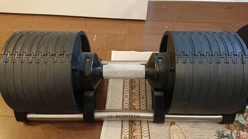 フィットネス、トレーニング BodyTechダンベル2個セット 9段階調整(2 