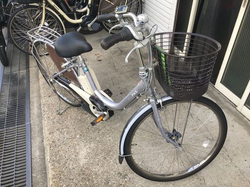 地域限定送料無料 ヤマハ パス 新基準 8,1AH 子供乗せ シルバー