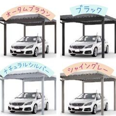 春の先行予約キャンペーン中！1台用アルミカーポート売ります！施工し