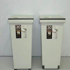 【ネット決済・配送可】stp-1830　アスベル　蓋つきゴミ箱　...