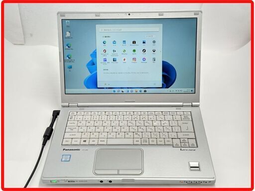 送料無料 日本製 高速SSD ノートパソコン Panasonic CF-LX6R17VS 中古良品 第7世代Core i5 8GB 無線 Bluetooth Webカメラ Windows11 Office...