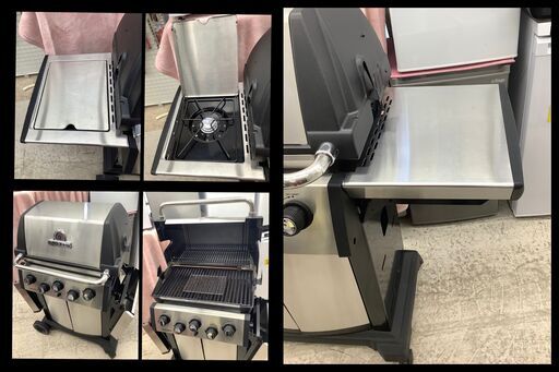 ★値下げしました！Broil King バーベキューグリル SIGNET 390 シグネット390 キャスター付 LPガス【ユーズドユーズ名古屋天白店】J2562