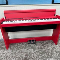 KORG電子ピアノLP-380　赤　中古