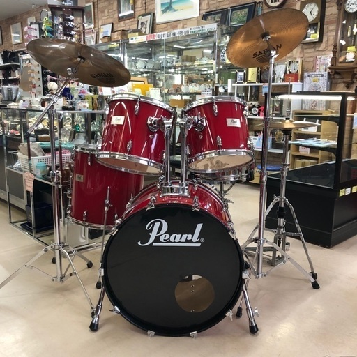 Pearl Drms Set  パール ドラム　22” バスドラム　美品！