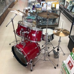 Pearl Drms Set パール ドラム 22” バスドラム 美品！
