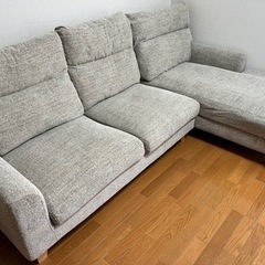 ★値下げ！★座面が広い！カウチソファ　シェーズロングソファ