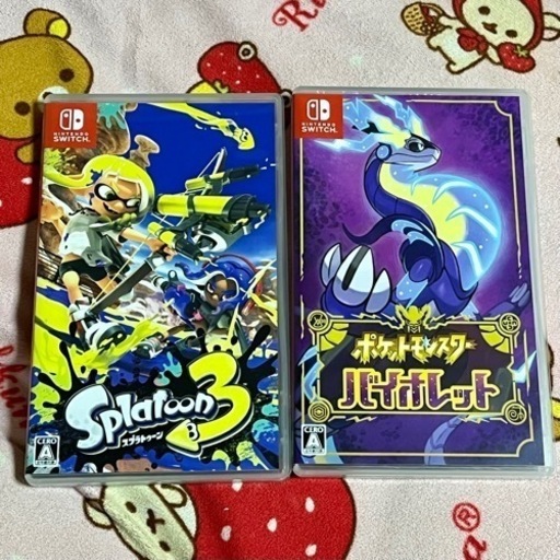 お取り引き終了★Nintendo Switchソフト★ポケットモンスター バイオレット/Splatoon3(スプラトゥーン3)セット売り※5月末迄※