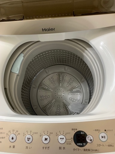 ハイアール洗濯機 5.5kg JW-C55D/N 風乾燥機能付き