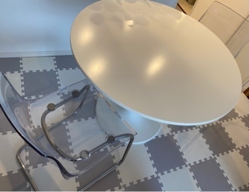 IKEA ドクスタ　テーブル　イス　トービアス　二脚セット
