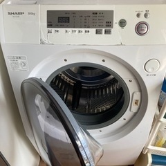 シャープ　ドラム洗濯乾燥機　ジャンク