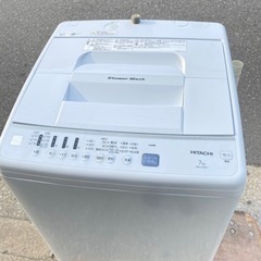【ネット決済・配送可】【美品】2019年製　HITACHI洗濯機...