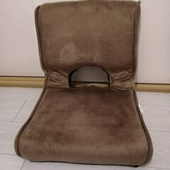 コンパクト座椅子（茶）