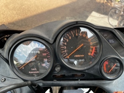 KAWASAKI ZZR250 始動確認 バイク 250cc 栃木県 車体 カワサキ ZZR