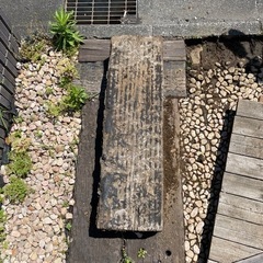 枕木4本 ✴︎お引取りのみ。配送は致しかねます。