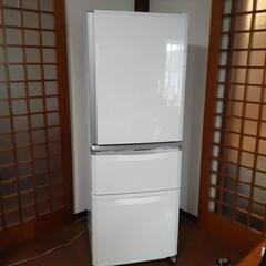 三菱ノンフロン冷凍冷蔵庫MR-C34-W清掃済