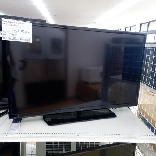 ★リモコンなしの為★ SHARP 液晶テレビ 40インチ 18年製 動作確認／クリーニング済み OJ820