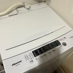 ハイセンス 全自動 洗濯機 5.5kg ホワイト HW-K55E...